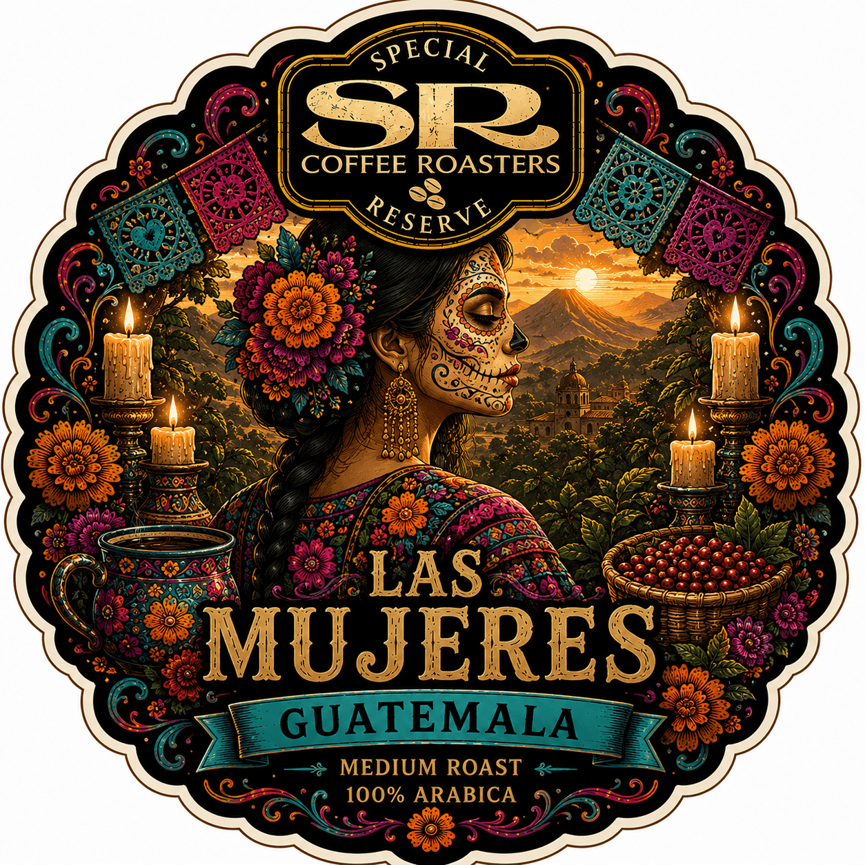 Las Mujeres collector sticker artwork